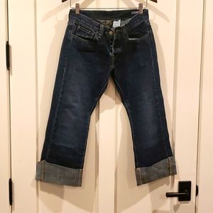 Women's Boot Cut Jeans - Dark Blue